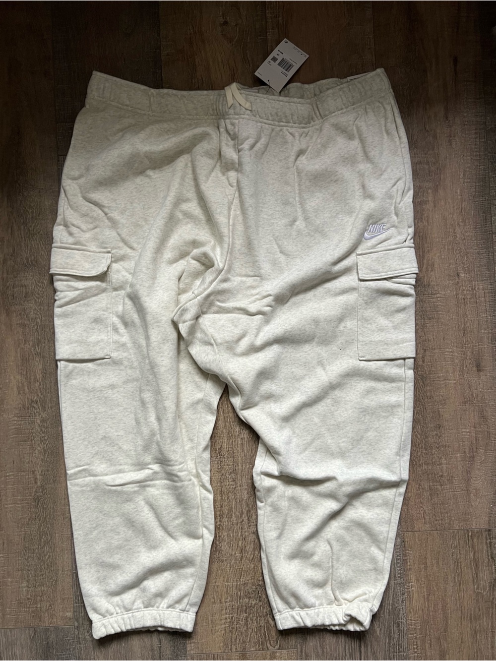 Nike Women's Light Gray Cargo Joggers